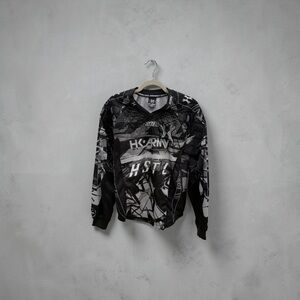 HK Army HSTL Paintball Jersey Shirt Small Black Gray White Athletic Gear- Men SM